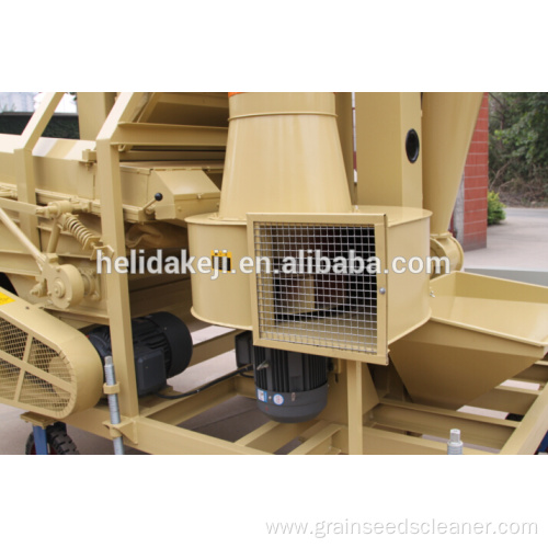 combined seed cleaning machine with gravity table